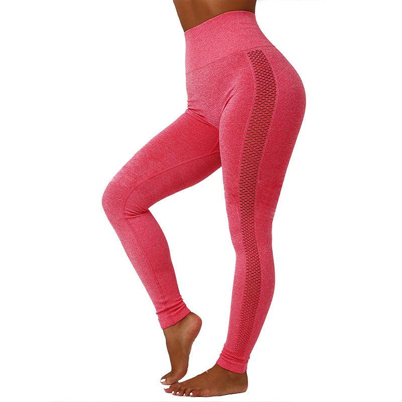 Cheky - Hollow Mesh Breathable Yoga Pants