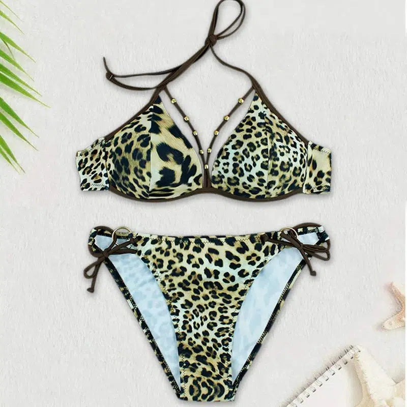 Cheky - Bikini 2023 New Swimsuit Women Swimwear Push Up Sexy Floral Print Bathing Suit Bikinis Set Brazilian Beach Female Wear Biqiuni