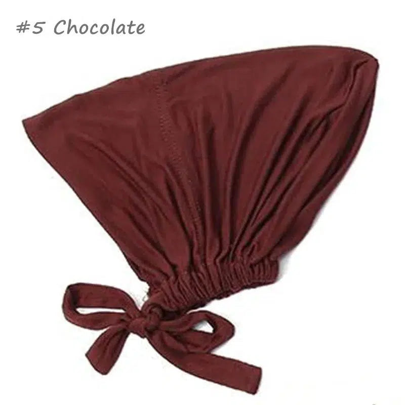 Cheky - New Soft Modal Muslim Turban Hat Inner Hijab Caps Islamic Underscarf Bonnet India Hat Female Headwrap Turbante Mujer