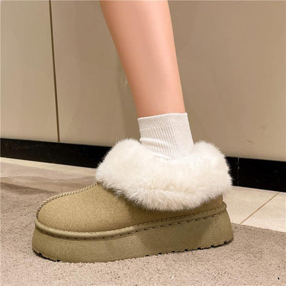 Cheky - Women's Winter Thicken Thermal Fur Snow Boots