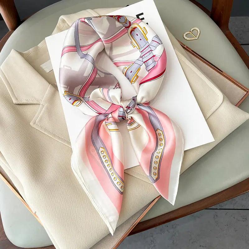 Cheky - Fashion Pattern Silk Scarf Spring And Autum