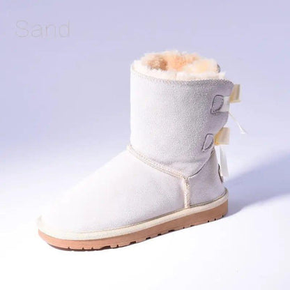 Cheky - High Quality SALE Women Australia Snow Boots Warm Fur Baileys Bow Boots Women Winter Boots Snow Boots Big Size