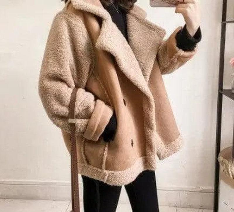 Cheky - Lamb fur coat