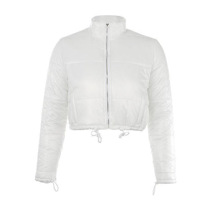 Cheky - Short warm down jacket with drawstring